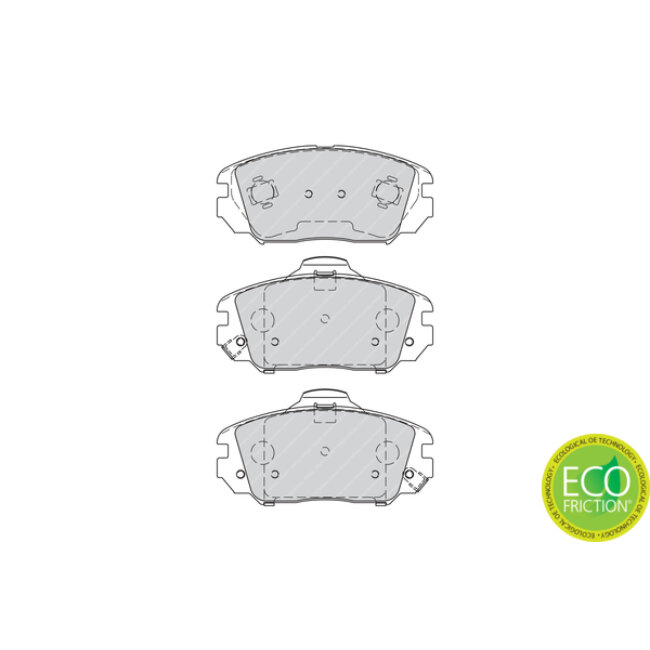 4 Plaquettes De Frein Ferodo Fdb4246