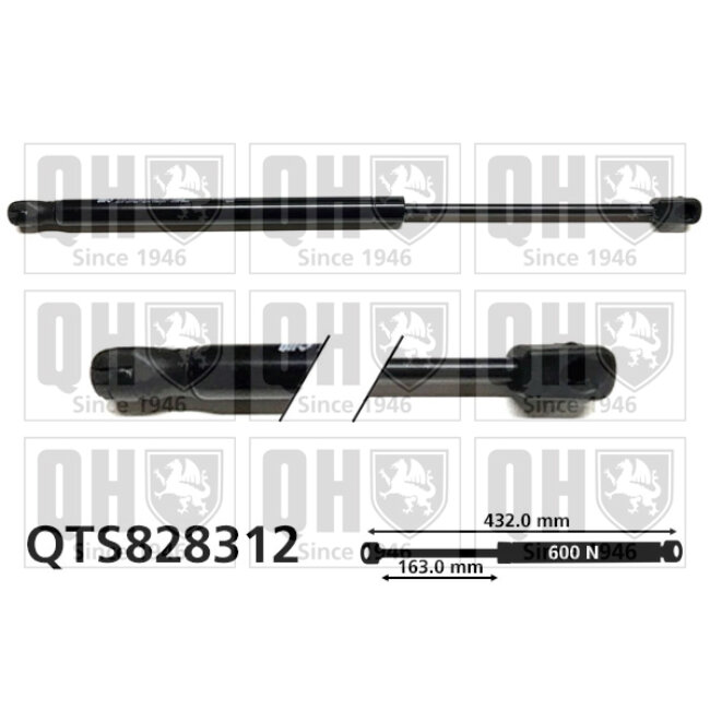 Vérin De Coffre Quinton Hazell Qts828312