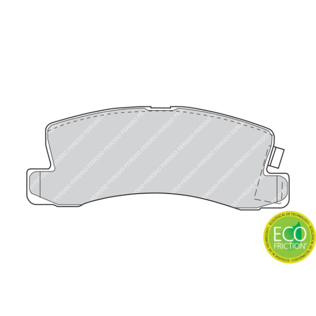 4 Plaquettes De Frein Ferodo Fdb478