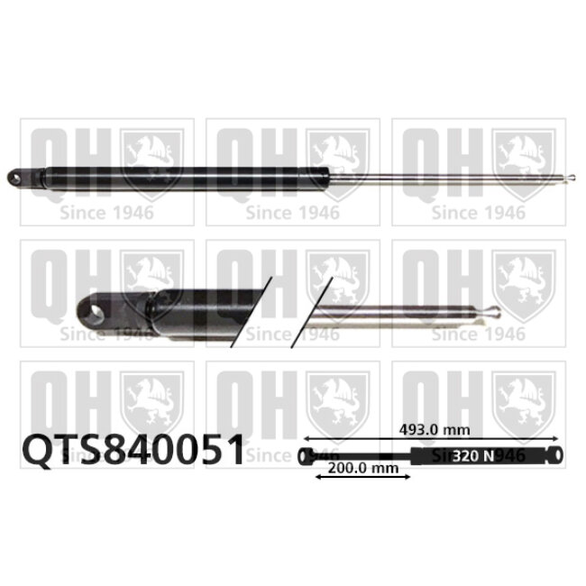 Vérin De Coffre Quinton Hazell Qts840051