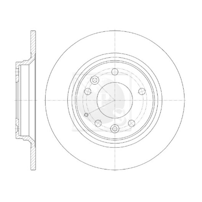 1 Disque De Frein Nps M331a15
