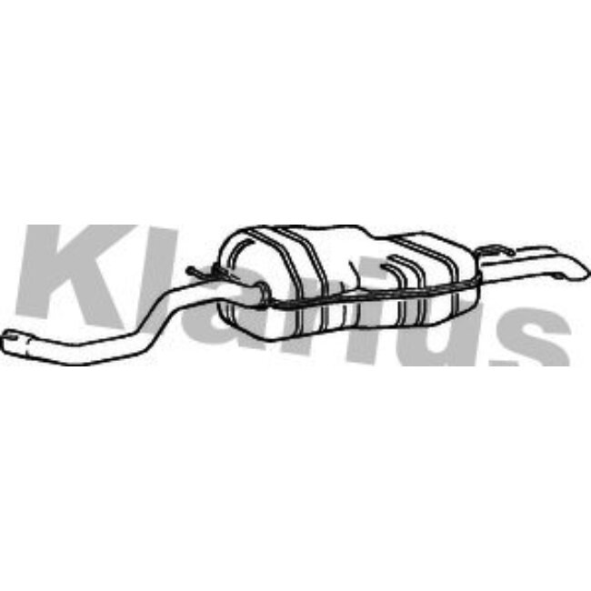 Tube D'échappement Klarius 250550