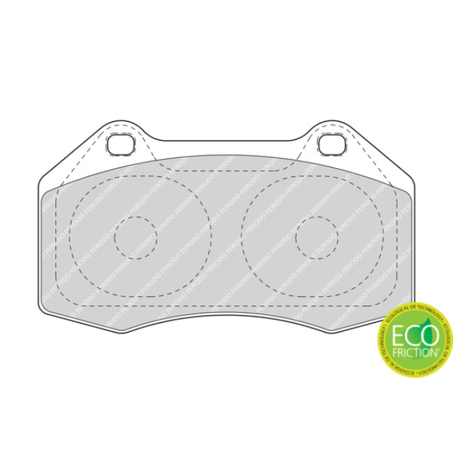 4 Plaquettes De Frein Ferodo Fdb1667