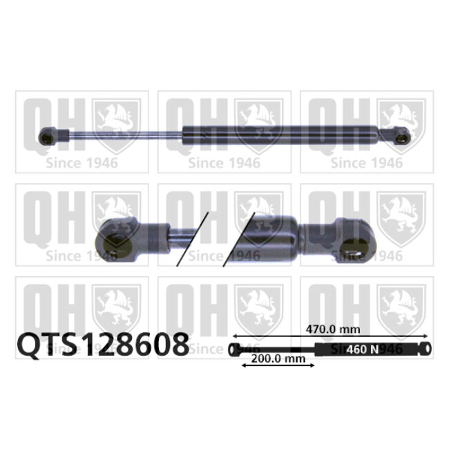 Vérin De Coffre Quinton Hazell Qts128608