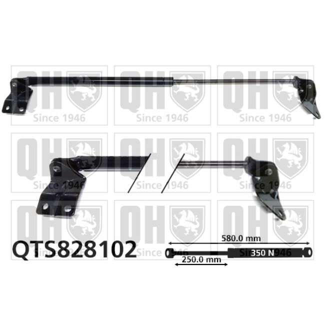 Vérin De Coffre Quinton Hazell Qts828102