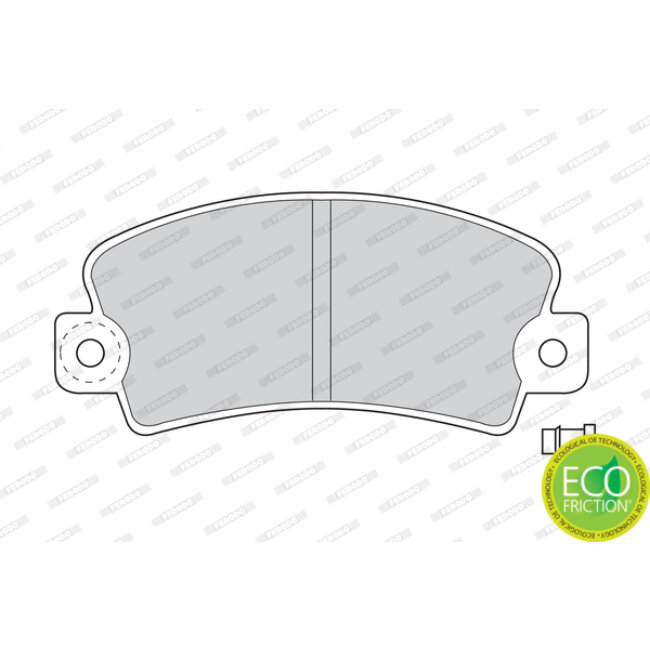 4 Plaquettes De Frein Ferodo Fdb113