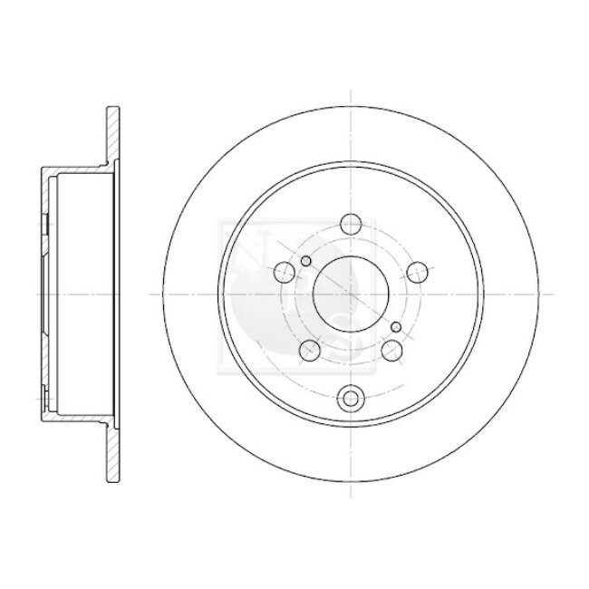 1 Disque De Frein Nps T331a17