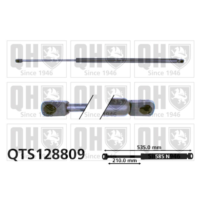 Vérin De Coffre Quinton Hazell Qts128809