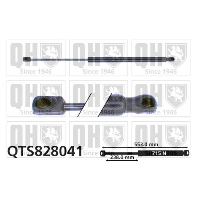 Vérin De Coffre Quinton Hazell Qts828041