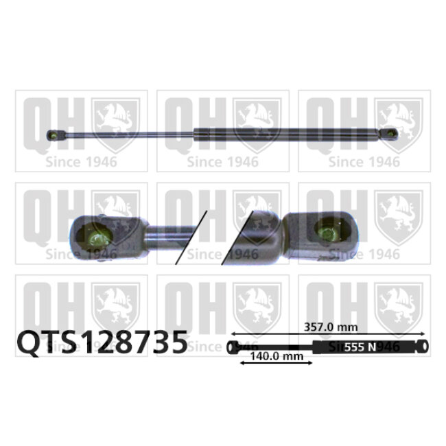 Vérin De Coffre Quinton Hazell Qts128735