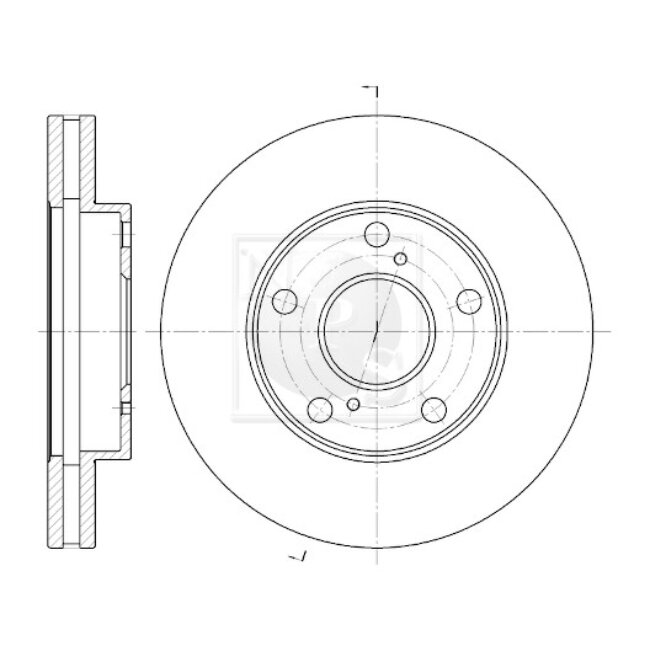 1 Disque De Frein Nps T330a58