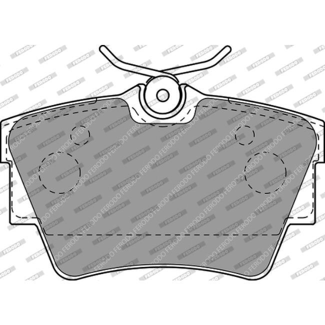 4 Plaquettes De Frein Ferodo Fvr1516