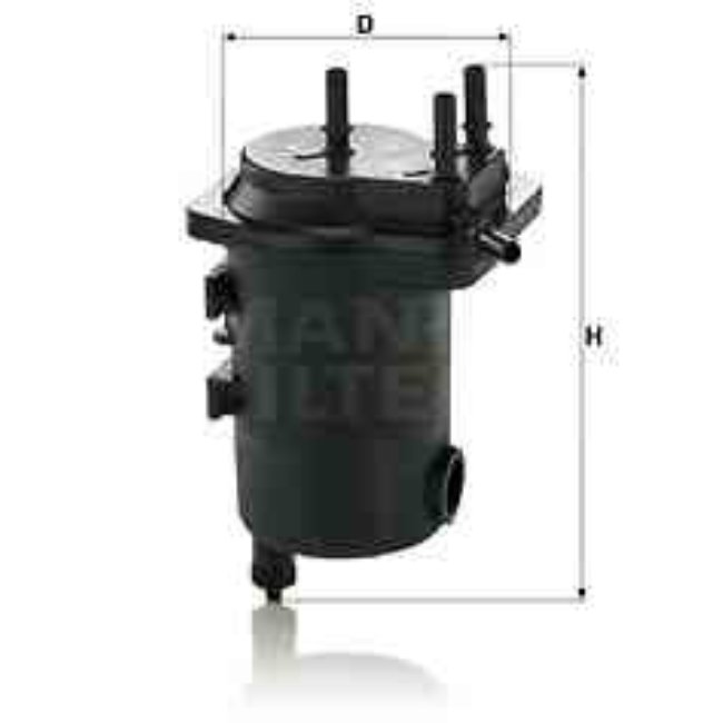 Filtre À Carburant Mann-filter Wk939/17x