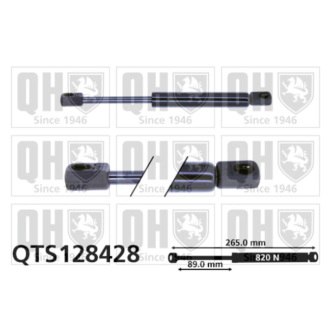 Vérin De Coffre Quinton Hazell Qts128428