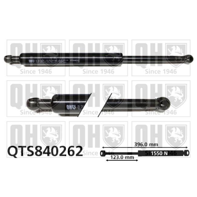 Vérin De Coffre Quinton Hazell Qts840262