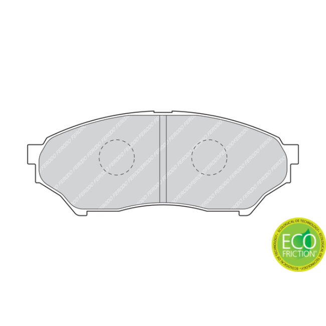 4 Plaquettes De Frein Ferodo Fdb1596