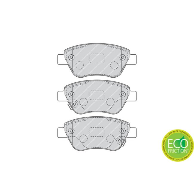 4 Plaquettes De Frein Ferodo Fdb4486