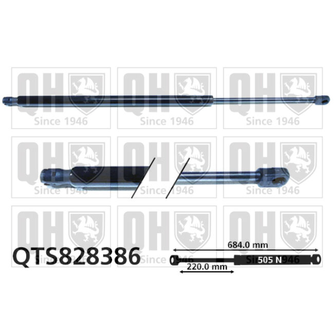 Vérin De Coffre Quinton Hazell Qts828386