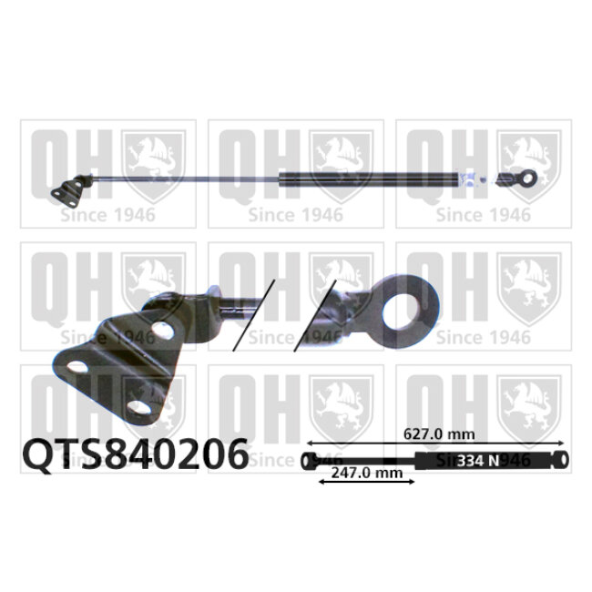 Vérin De Coffre Quinton Hazell Qts840206