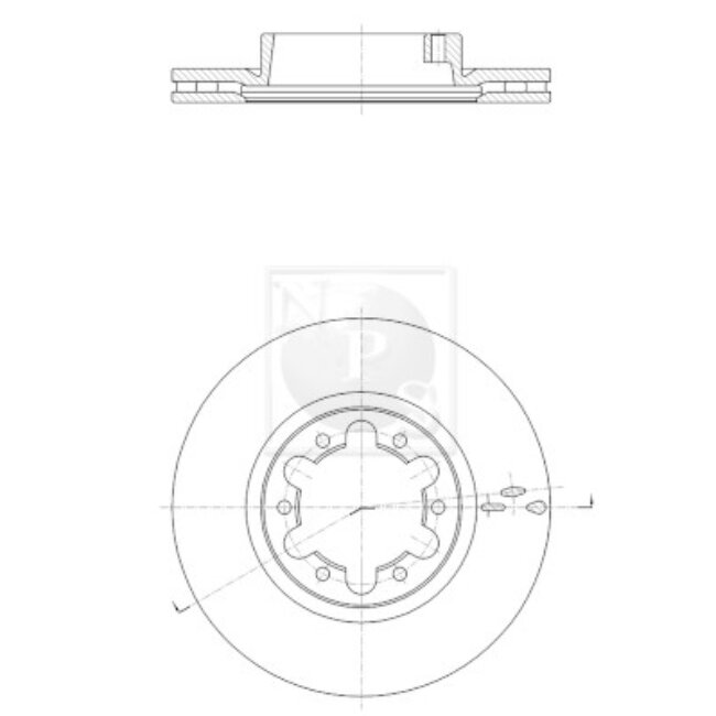 1 Disque De Frein Nps N330n91