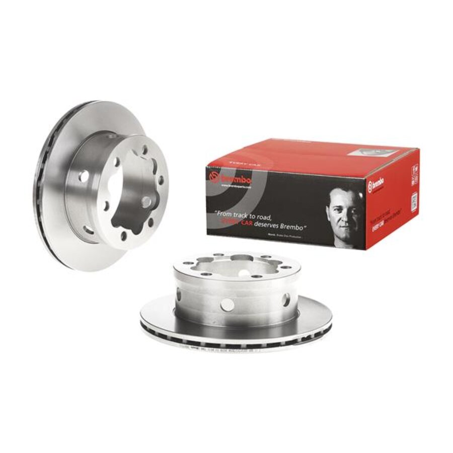 Paire De Disques De Frein Brembo 09.8003.11 - Diamètre 285 Mm, Intérieurement Ventilés