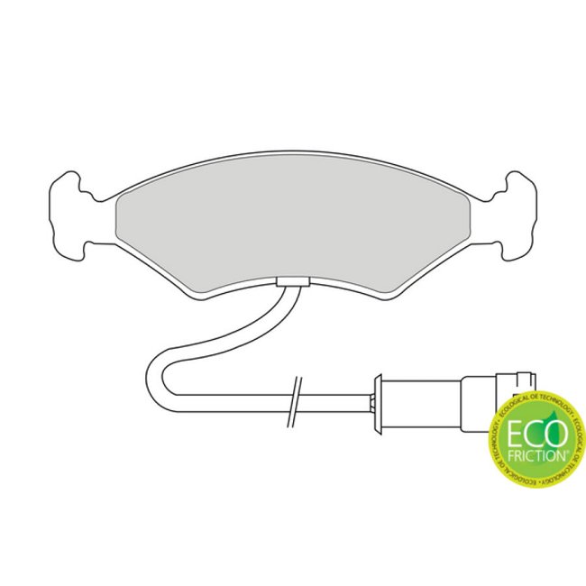 4 Plaquettes De Frein Ferodo Fdb212