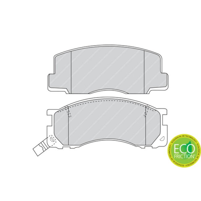 4 Plaquettes De Frein Ferodo Fdb930