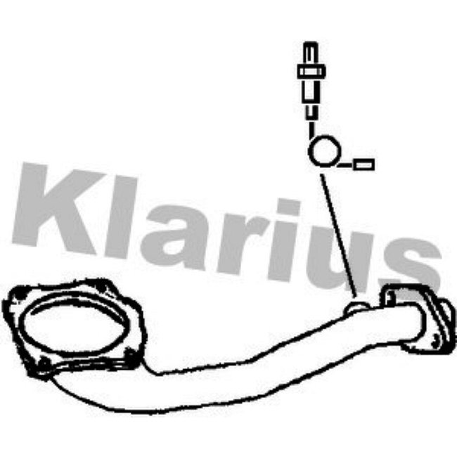 Tuyau Avant Pour Catalyseur Klarius 302045