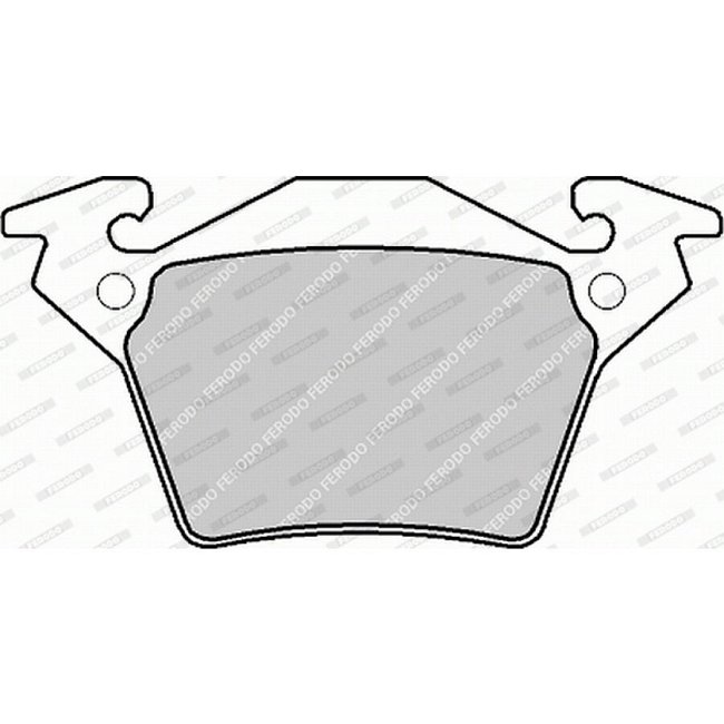 4 Plaquettes De Frein Ferodo Fvr1305