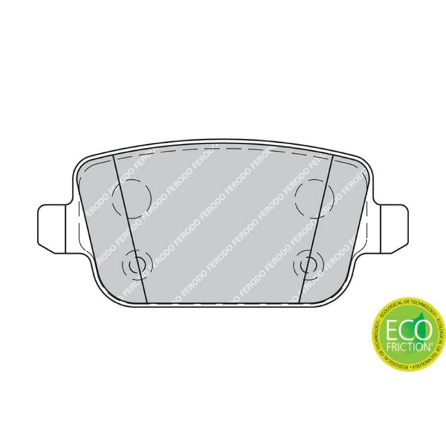 4 Plaquettes De Frein Ferodo Fdb1933