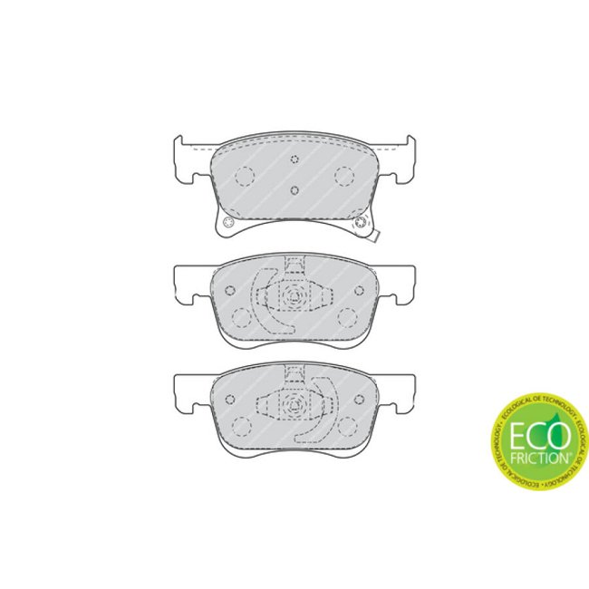 4 Plaquettes De Frein Ferodo Fdb4841