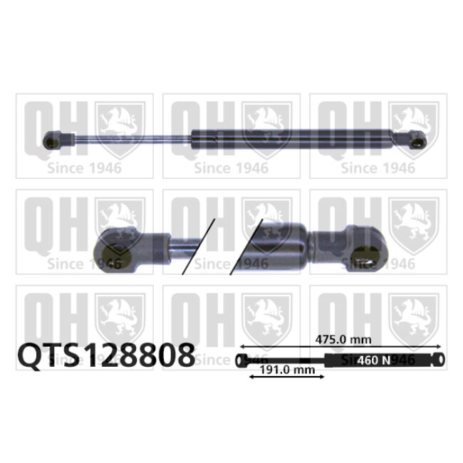 Vérin De Coffre Quinton Hazell Qts128808