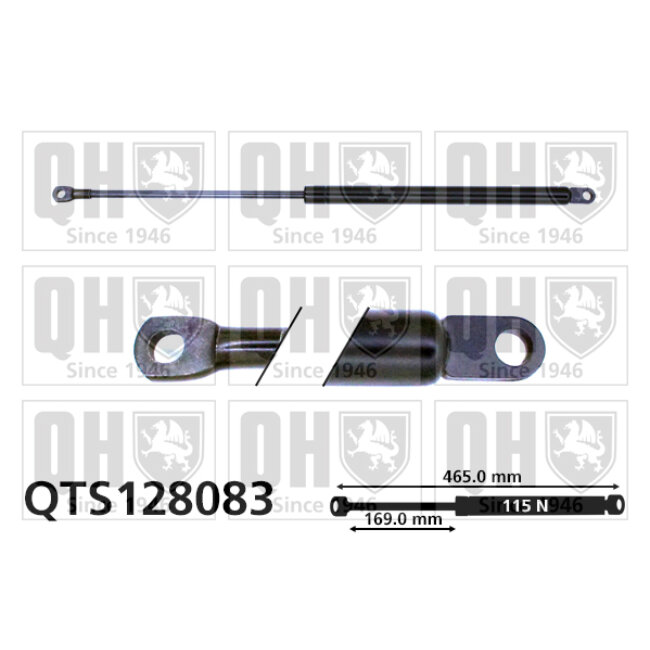 Vérin De Coffre Quinton Hazell Qts128083