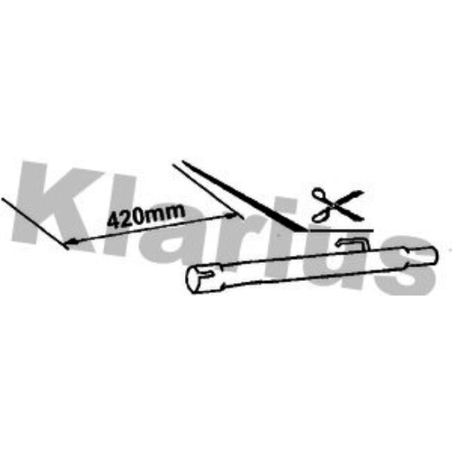 Tube D'échappement Klarius 110415