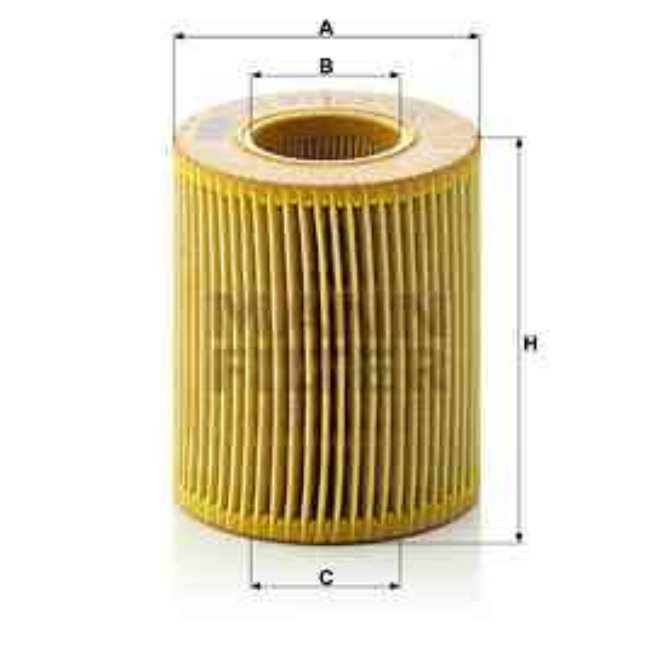 Filtre À Huile Mann-filter Hu711/2x