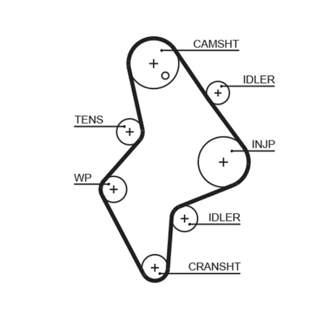 Courroie De Distribution Gates 5658xs