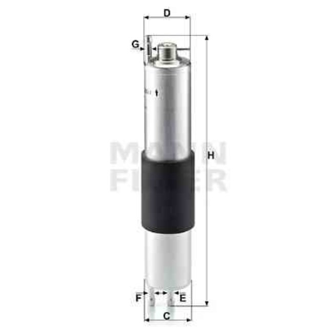 Filtre À Carburant Mann-filter Wk532/1