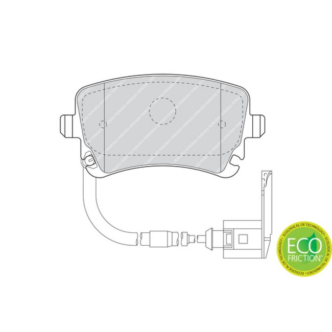 4 Plaquettes De Frein Ferodo Fdb1408