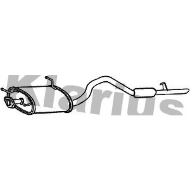 Silencieux Arrière Klarius 261125