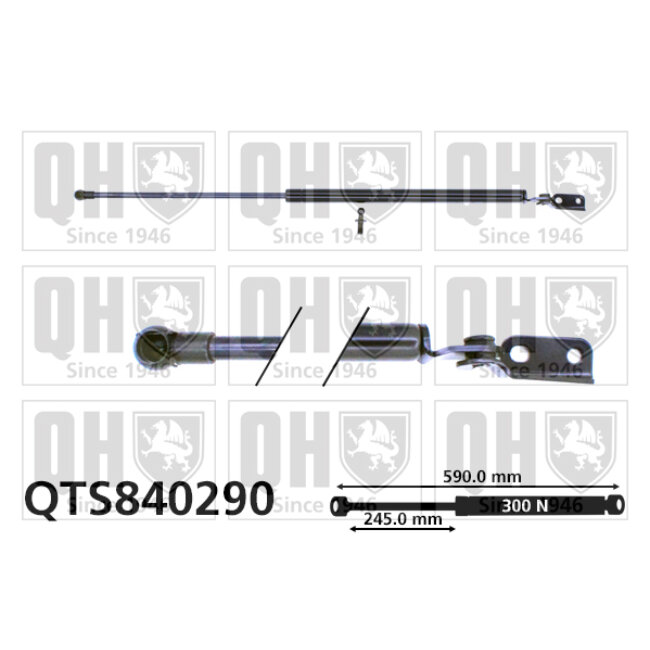 Vérin De Coffre Quinton Hazell Qts840290