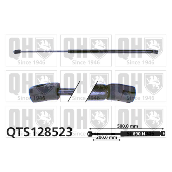 Vérin De Coffre Quinton Hazell Qts128523