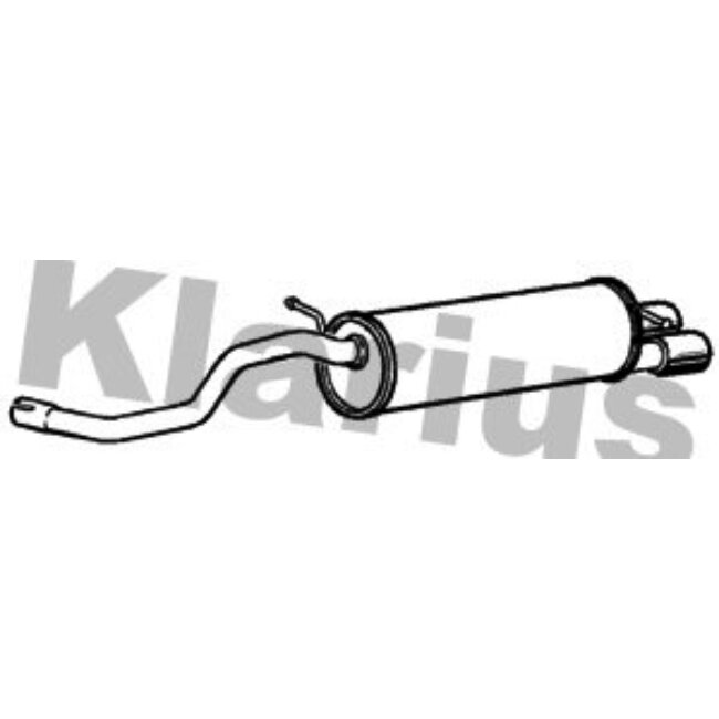 Silencieux Arrière Klarius 250880