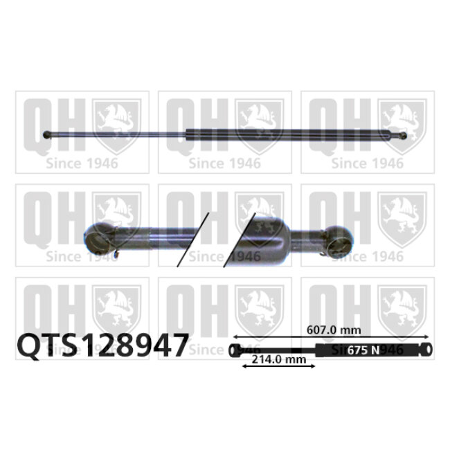 Vérin De Coffre Quinton Hazell Qts128947