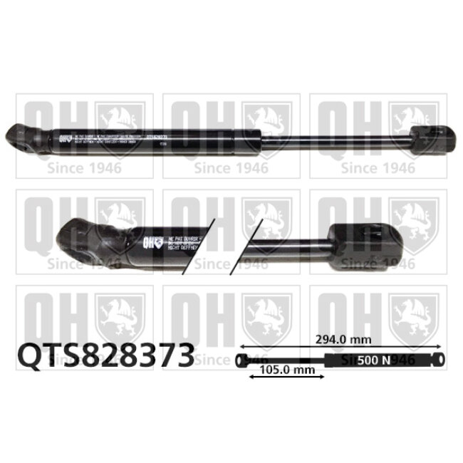 Vérin De Capot Quinton Hazell Qts828373