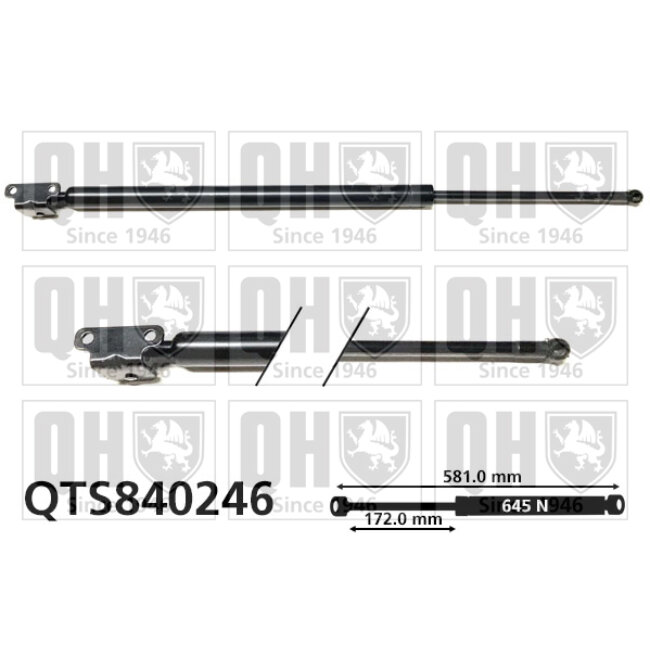 Vérin De Coffre Quinton Hazell Qts840246