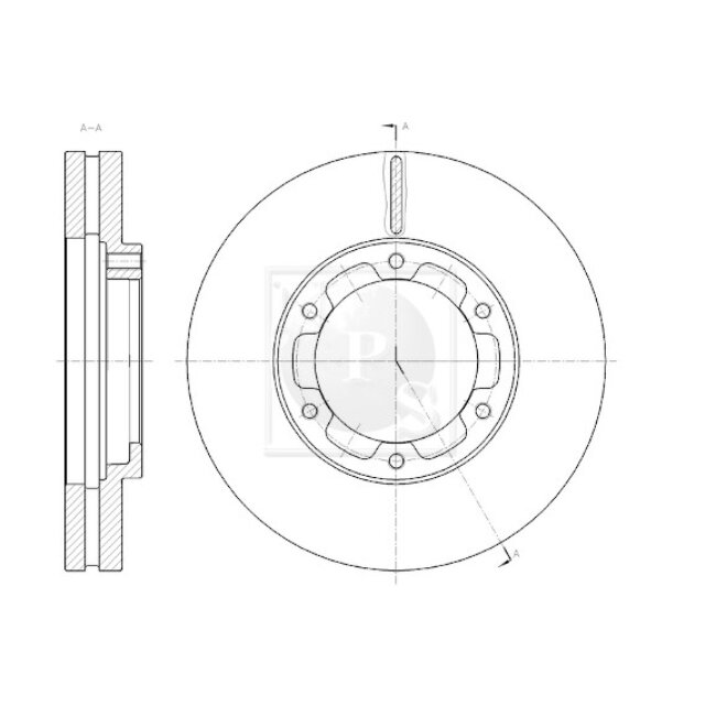 1 Disque De Frein Nps M330i75