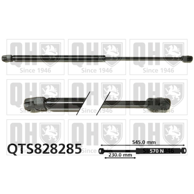 Vérin De Coffre Quinton Hazell Qts828285