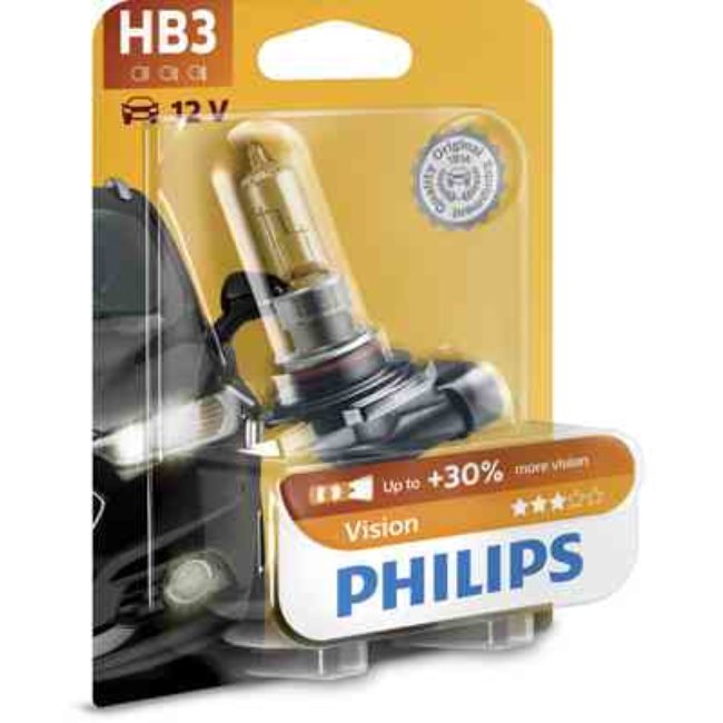 1 Ampoule Philips Vision Hb3 60 W 12 V