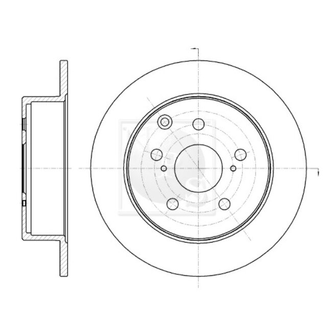 1 Disque De Frein Nps T331a47