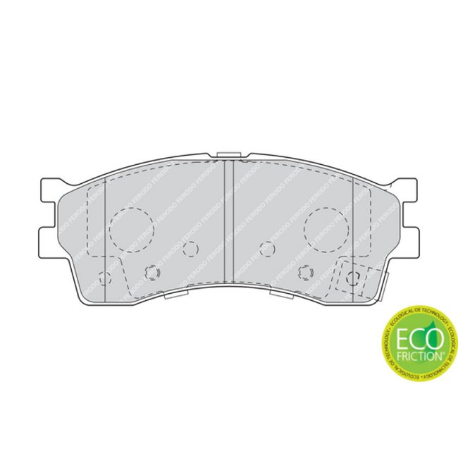 4 Plaquettes De Frein Ferodo Fdb1602